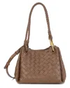 Tiffany & Fred Paris Hand-woven Leather Shoulder Bag