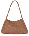 Tiffany & Fred Paris Hand-woven Leather Shoulder Bag