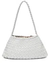 Tiffany & Fred Paris Hand-woven Leather Shoulder Bag