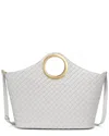 Tiffany & Fred Paris Hand Woven-leather Tote
