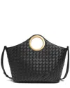 Tiffany & Fred Paris Hand Woven-leather Tote