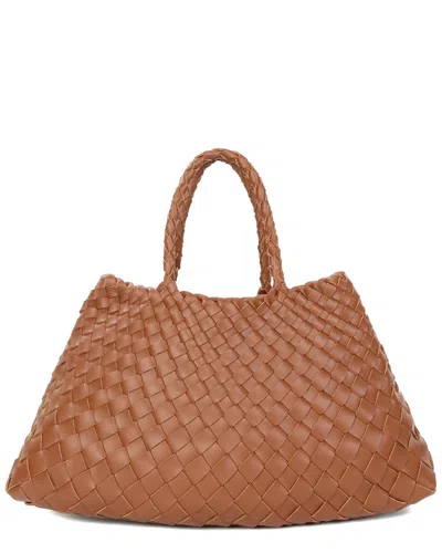 Tiffany & Fred Paris Hand-woven Leather Tote