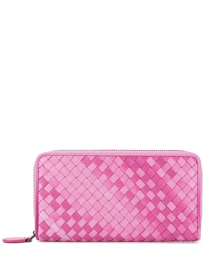 Tiffany & Fred Paris Hand-woven Leather Wallet