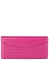 Tiffany & Fred Paris Hand-woven Leather Wallet