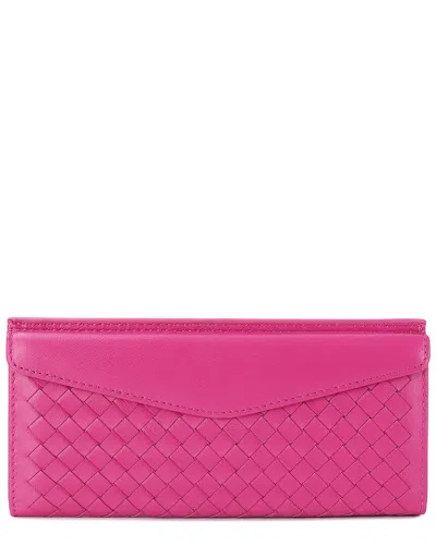 Tiffany & Fred Paris Hand-woven Leather Wallet