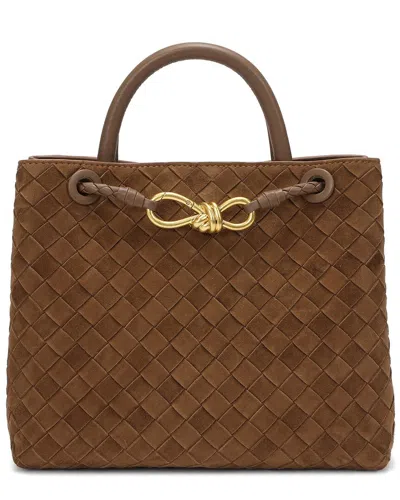 Tiffany & Fred Paris Hand-woven Suede Bag