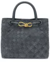 Tiffany & Fred Paris Hand-woven Suede Bag