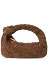 Tiffany & Fred Paris Hand-woven Suede Pouch