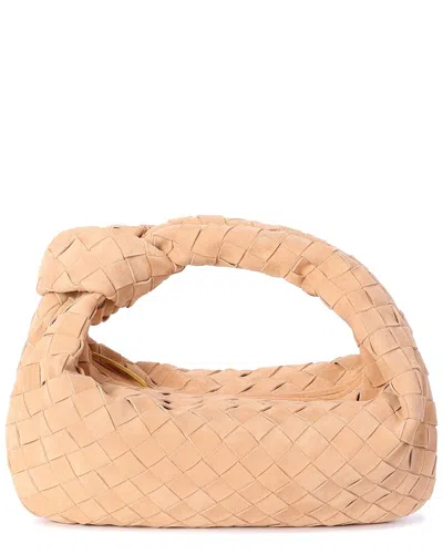 Tiffany & Fred Paris Hand-woven Suede Pouch