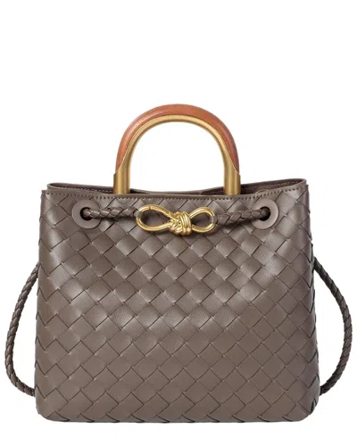 Tiffany & Fred Paris Handwoven Mini Leather Tote In Pattern