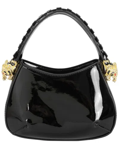 Tiffany & Fred Paris High-gloss Patent Mini Shoulder Bag In Purple