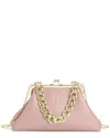 Tiffany & Fred Paris Iconic Frame Leather Bag In Pink
