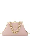 Tiffany & Fred Paris Iconic Frame Leather Shoulder Bag In Pink