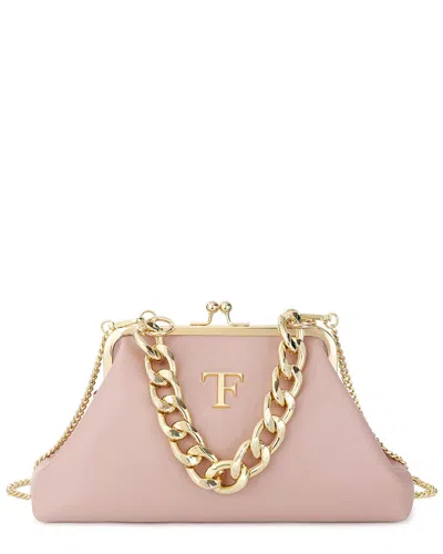 Tiffany & Fred Paris Iconic Frame Leather Shoulder Bag In Pink