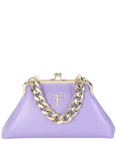 Tiffany & Fred Paris Iconic Leather Frame Clutch In Pattern