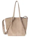 Tiffany & Fred Paris Lambskin Suede Tote
