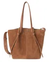 Tiffany & Fred Paris Lambskin Suede Tote