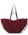 TIFFANY & FRED PARIS TIFFANY & FRED PARIS LAMBSKIN SUEDE TOTE