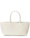 Tiffany & Fred Paris Large Hand-woven Leather Tote Bag