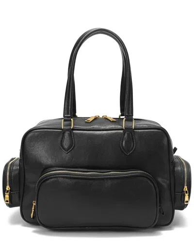 Tiffany & Fred Paris Large Leather Satchel