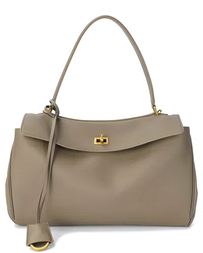 Tiffany & Fred Paris Large Smooth Leather Tote