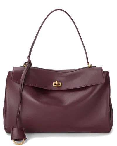 Tiffany & Fred Paris Large Smooth Leather Tote