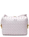 Tiffany & Fred Paris Large Woven Leather Crossbody