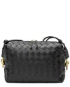 TIFFANY & FRED PARIS LARGE WOVEN LEATHER CROSSBODY
