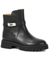 Tiffany & Fred Paris Leather Bootie In Black