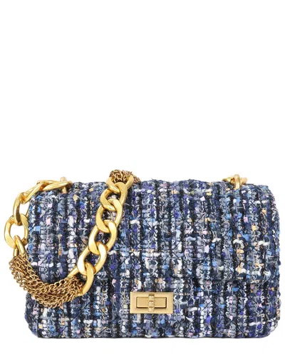 Tiffany & Fred Paris Leather Crossbody In Blue