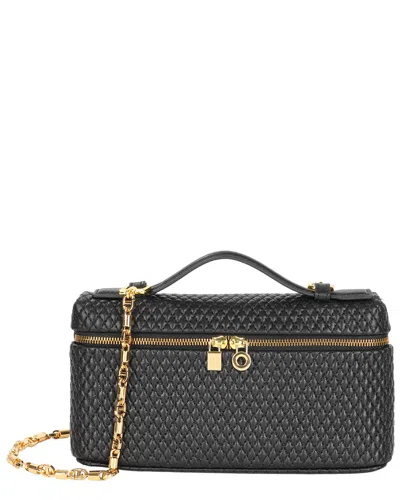 Tiffany & Fred Paris Leather Crossbody In Black