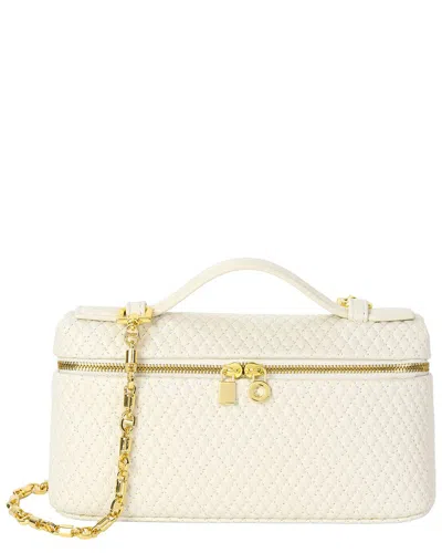 Tiffany & Fred Paris Leather Crossbody In White