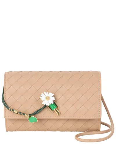 Tiffany & Fred Paris Leather Crossbody In Brown