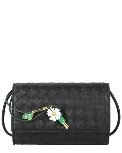 Tiffany & Fred Paris Leather Crossbody In Black