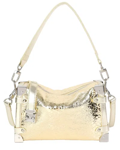 Tiffany & Fred Paris Leather Crossbody In Gold