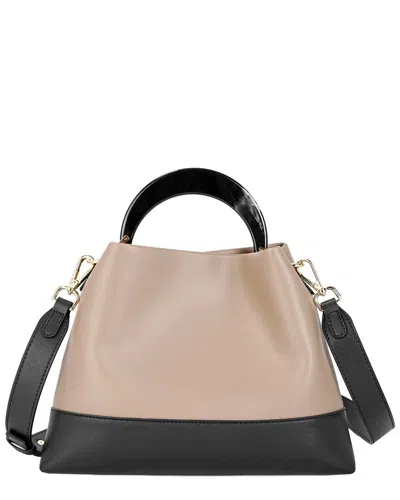 Tiffany & Fred Paris Leather Crossbody In Neutral
