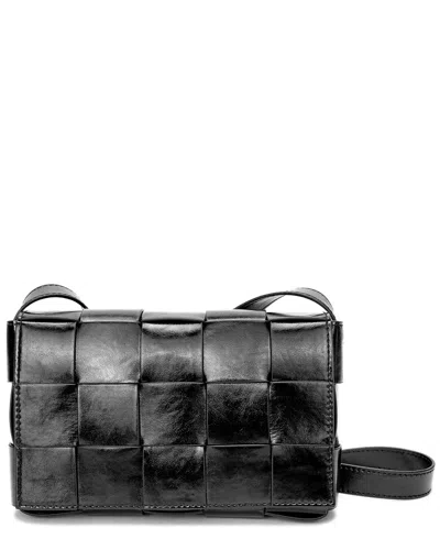Tiffany & Fred Paris Leather Crossbody In Black