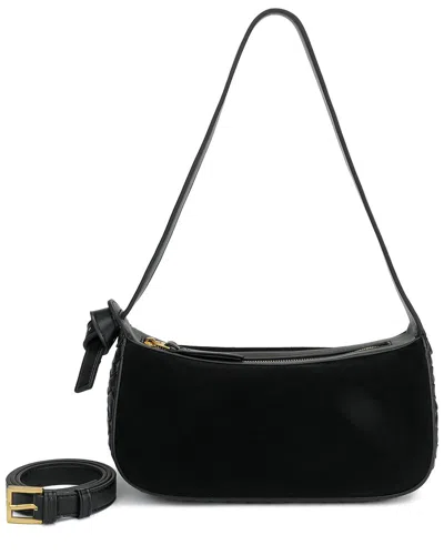 Tiffany & Fred Paris Leather Crossbody In Black