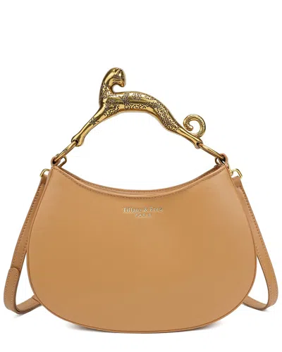 Tiffany & Fred Paris Leather Crossbody In Brown