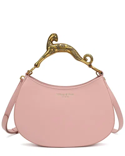 Tiffany & Fred Paris Leather Crossbody In Pink