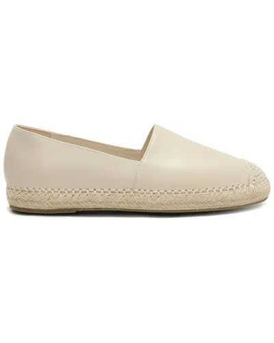 Tiffany & Fred Paris Leather Espadrille In Neutral