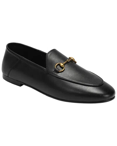 Tiffany & Fred Paris Leather Loafer In Black