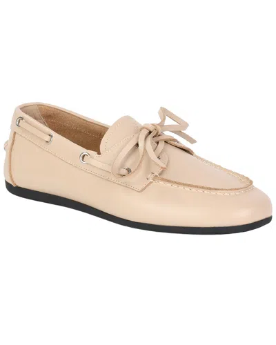 Tiffany & Fred Paris Leather Loafer In Neutral