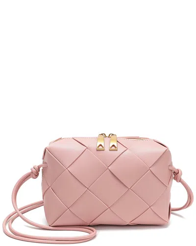 Tiffany & Fred Paris Leather Messenger Bag In Pink