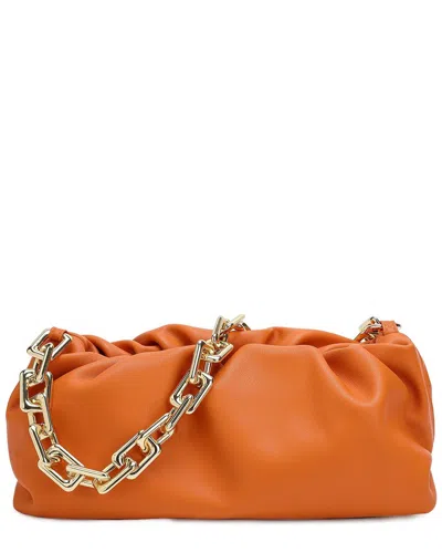 Tiffany & Fred Leather Pouch In Orange