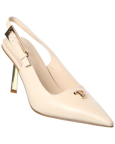 Tiffany & Fred Paris Leather Pump In Neutral