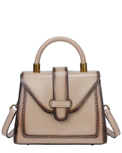 Tiffany & Fred Paris Leather Satchel