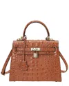 Tiffany & Fred Paris Leather Satchel