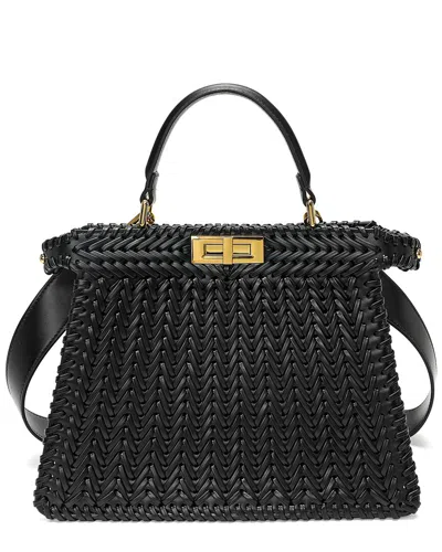 Tiffany & Fred Paris Leather Satchel In Black