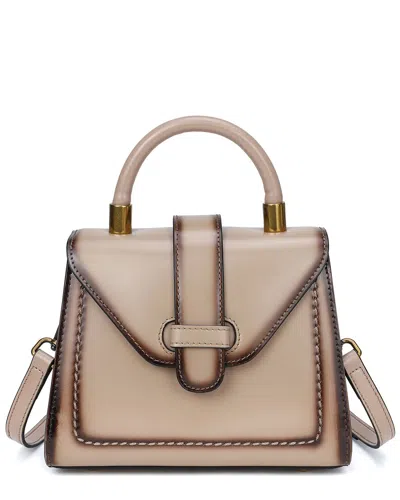 Tiffany & Fred Paris Leather Satchel In Multi